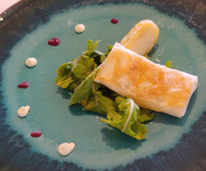 Pochierte Anjou-Birne
