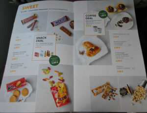 Angebot an Bord