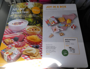 Angebot an Bord