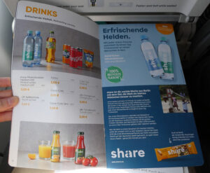 Angebot an Bord