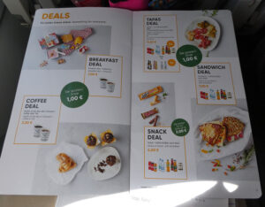 Angebot an Bord