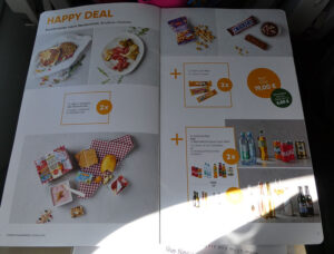 Angebot an Bord