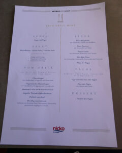 Lido Grill Karte