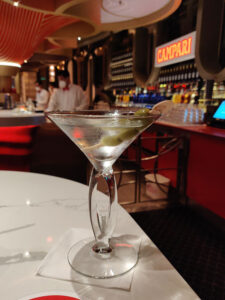 Martini an der Campari Bar