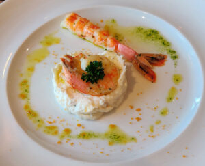 Fisch- und Garnelenmousse
