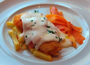 Makrelenfilet in Brotkruste