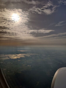 Anflug auf Amsterdam