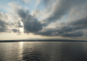 Vesuv in Wolken