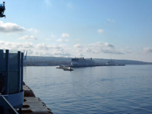 Ankunft in Civitavecchia