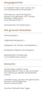 Mittagessen