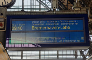 Regionalzug nach Bremerhaven