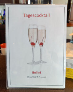 Tagescocktail Bellini