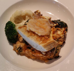 Feta Käse, Spinat, Pilz Lasagne