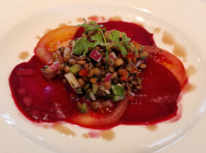 Tomaten Rote Bete Carpaccio