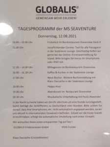 Tagesprogramm