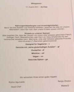 Mittagessen Tag 4