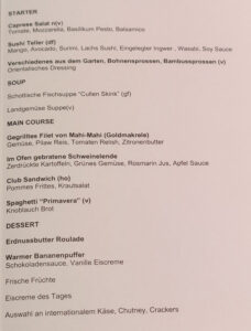 Mittagessen Tag 5