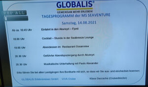 neues Tagesprogramm