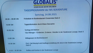 neues Tagesprogramm