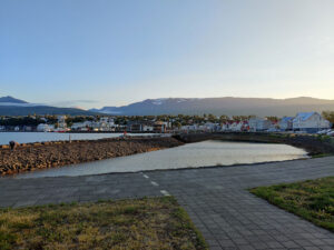 am Hafen von Akureyri
