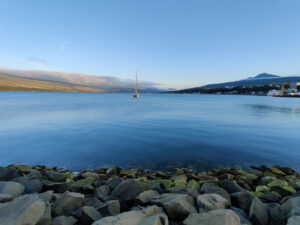 am Hafen von Akureyri
