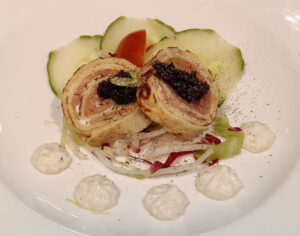 Räucherlachs Roulade