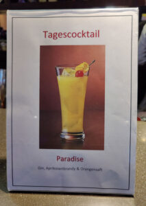 Tagescocktail Paradise