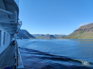 Ankunft in Ísafjörður