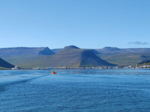 Ankunft in Ísafjörður