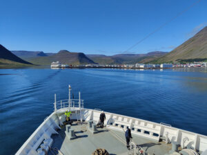 Ankunft in Ísafjörður