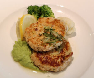 Fischkuchen mit geräuchertem Lachs