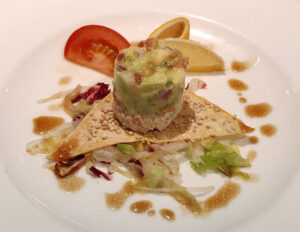 Krabben Avocado Galette