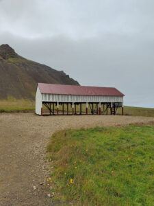 Trockenhaus mit Hákarl