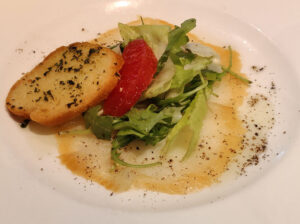 geräucherter Heilbutt Carpaccio