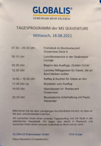 Tagesprogramm