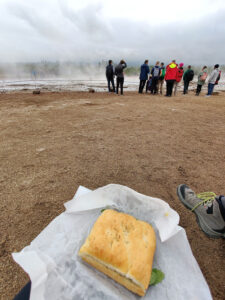Mittagessen am Geysir