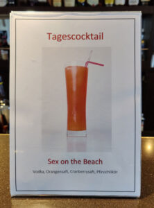 Tagescocktail Sex on the Beach