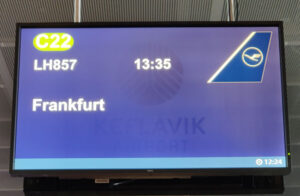 Flug LH 857 KEF - FRA