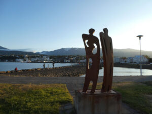 am Hafen von Akureyri