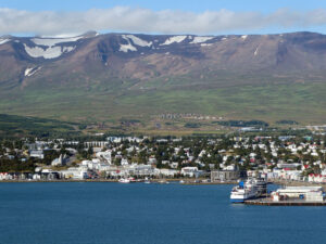 Aussicht auf Akureyri