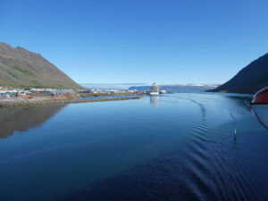 Ankunft in Ísafjörður