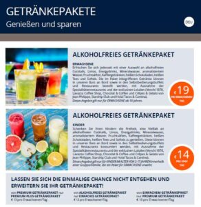 Getränkepakete