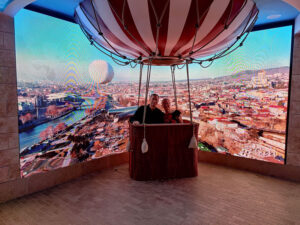 Foto-Session im Heißluftballon