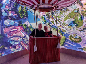 Foto-Session im Heißluftballon