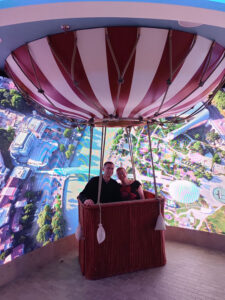 Foto-Session im Heißluftballon