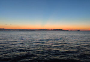Morgenröte vor Marseille