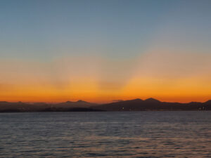 Morgenröte vor Marseille