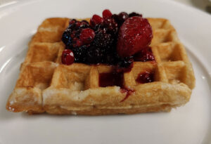 Waffeln mit Beeren