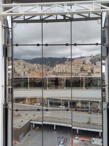 Spiegelselfie mit Genua