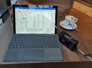 Arbeiten und Bilder sichern